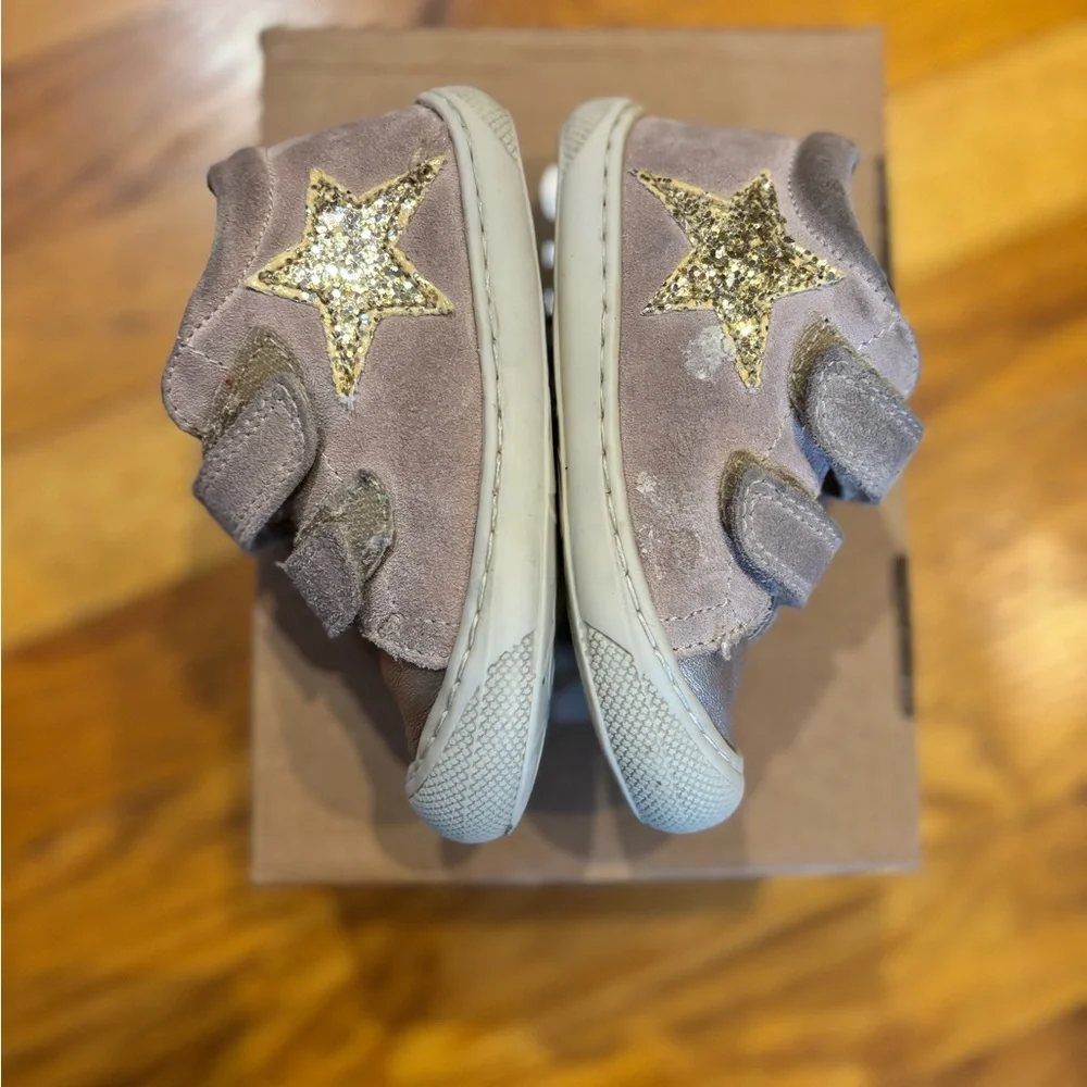 NATURINO KOLDE LEATHER/SUEDE SNEAKERS SIZE 22